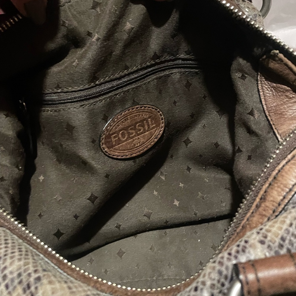Fossil snakeskin bag - Picture 6 of 7